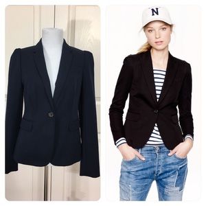 NEW JCREW Puff Sleeve Stretch Cotton blazer US4